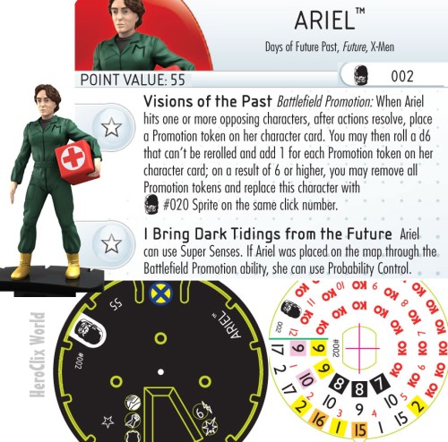 HeroClix ariel Dial Days of Future Past