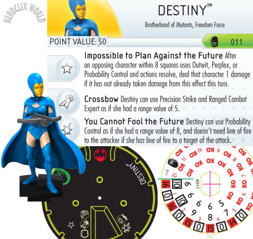 HeroClix Destiny Dial Days of Future Past