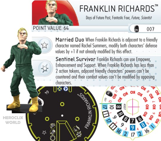 HeroClix Days of Future Past Franklin Richards HeroClix Days of Future Past Franklin Richards