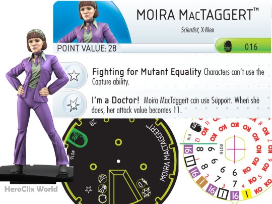 HeroClix Moira MacTaggart HeroClix HeroClix Moira MacTaggart HeroClix
