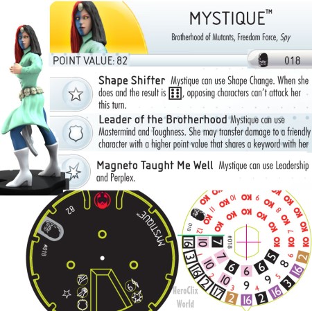 HeroClix Mystique HeroClix Mystique