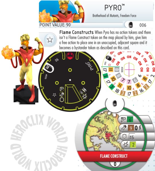 HeroClix Pyro Days of Future Past HeroClix Pyro Days of Future Past