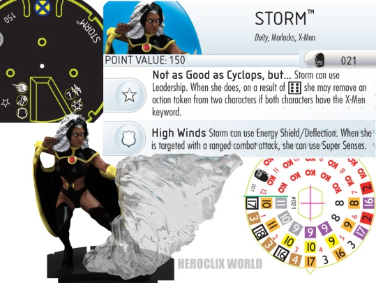 HeroClix Storm dial Days of Future Past HeroClix Storm dial Days of Future Past