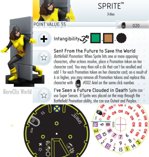 HeroClix spriteDial Days of Future Past