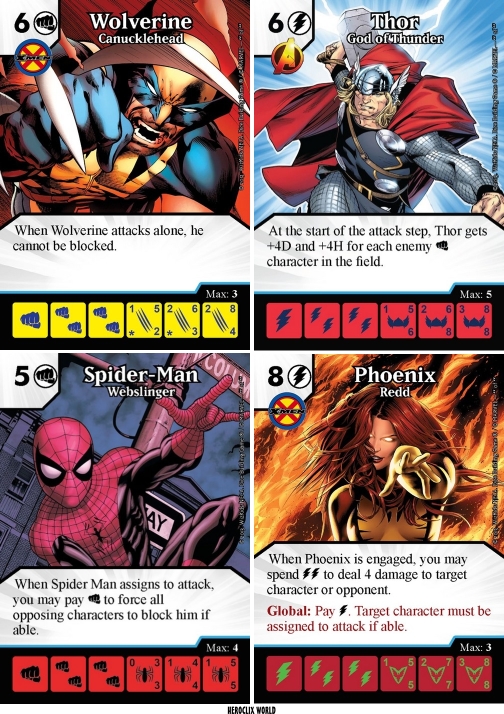 2 Dice WOLVERINE Common Marvel Dice Masters Avengers VS X-Men AVX 
