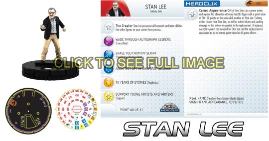 HeroClix Stan Lee Convention HeroClix Stan Lee Convention