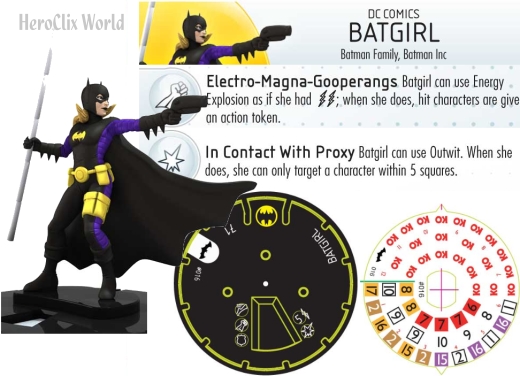 HeroClix Batgirl dial