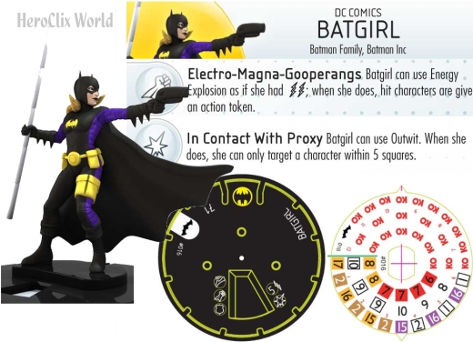 HeroClix Batgirl dial HeroClix Batgirl dial
