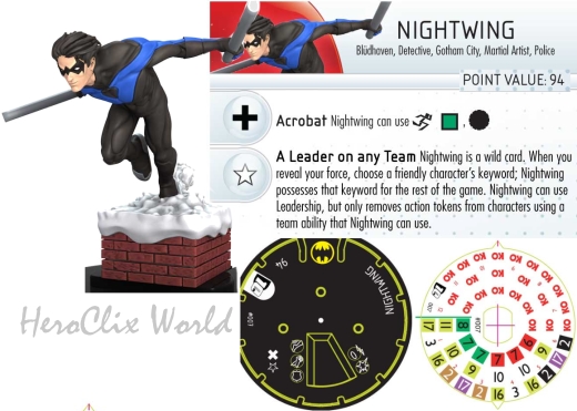 HeroClix Nightwing Dial HeroClix Nightwing Dial