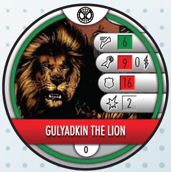 Lion HeroClix Dial