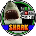 Shark HeroClix Bystandner Token Shark HeroClix Bystandner Token