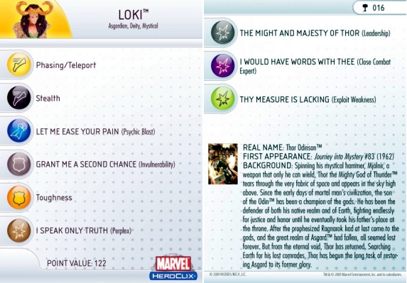 HeroClix Hammer of Thor preview