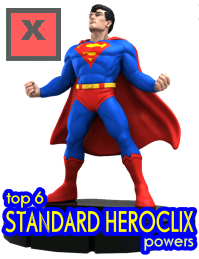 Top 6 HeroClix Standard Powers