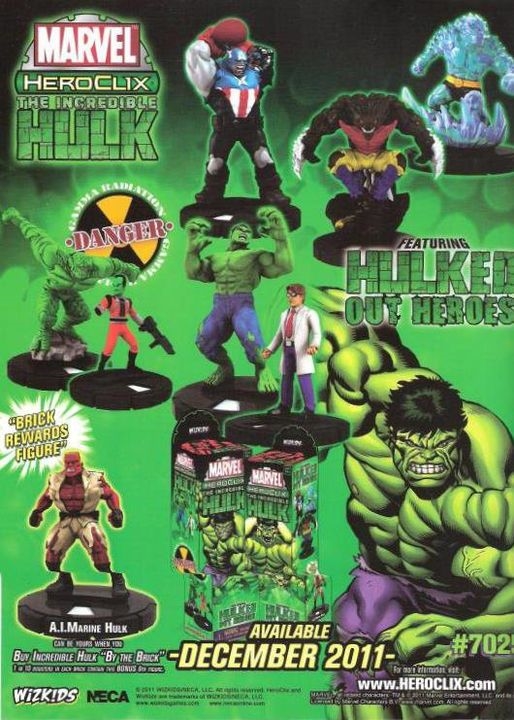 HeroClix Incredible Hulk Poster HeroClix Incredible Hulk Poster