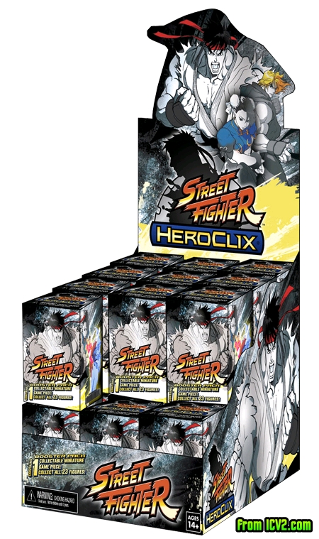 HeroClix Street Fighter Display HeroClix Street Fighter Display