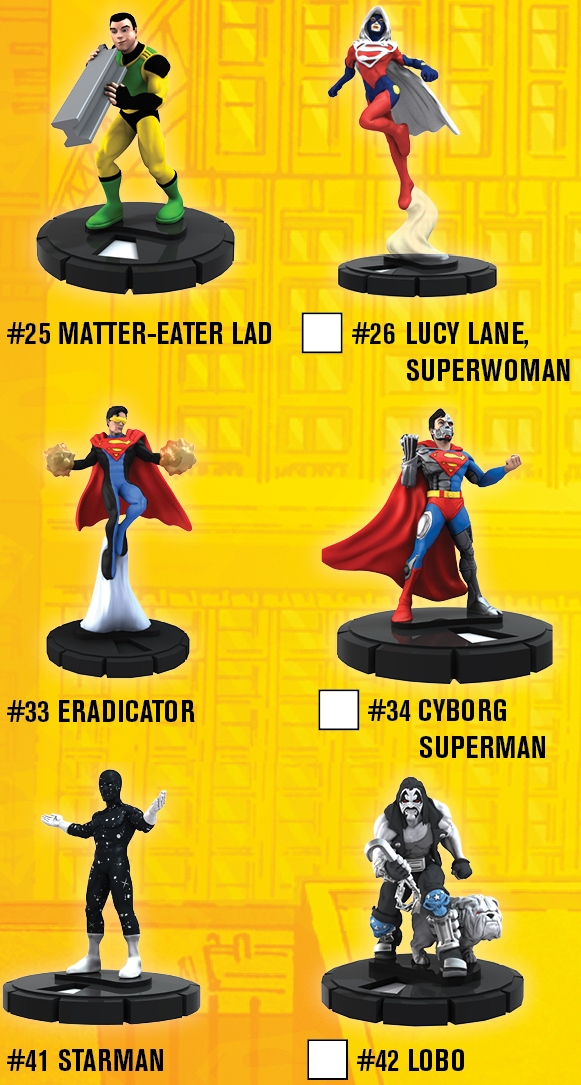 superman HeroClix Poster