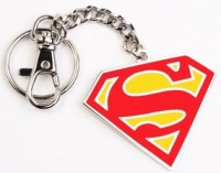 HeroClix Logo Keychain Superman