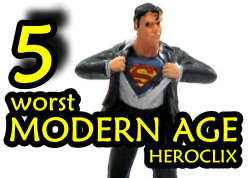 HeroClix 5 Worst Modern Age Figures