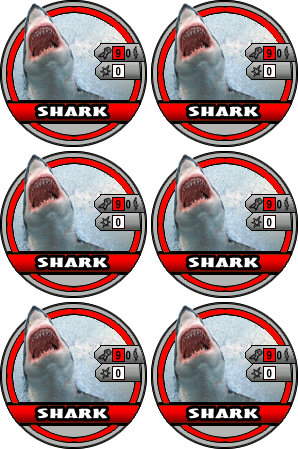 HeroClix Sharknado token object